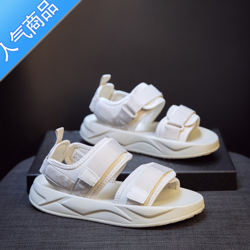 SUNTEK运动凉鞋女 夏季老爹百搭休闲平底沙滩鞋魔术贴网红 SUNTEK运动凉鞋女...
